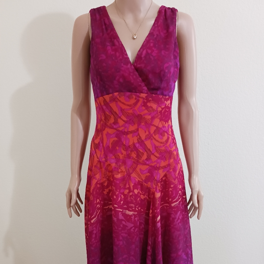 Chris McLaughlin Womens Maxi Dress 6 Sleeveless Boho Beach